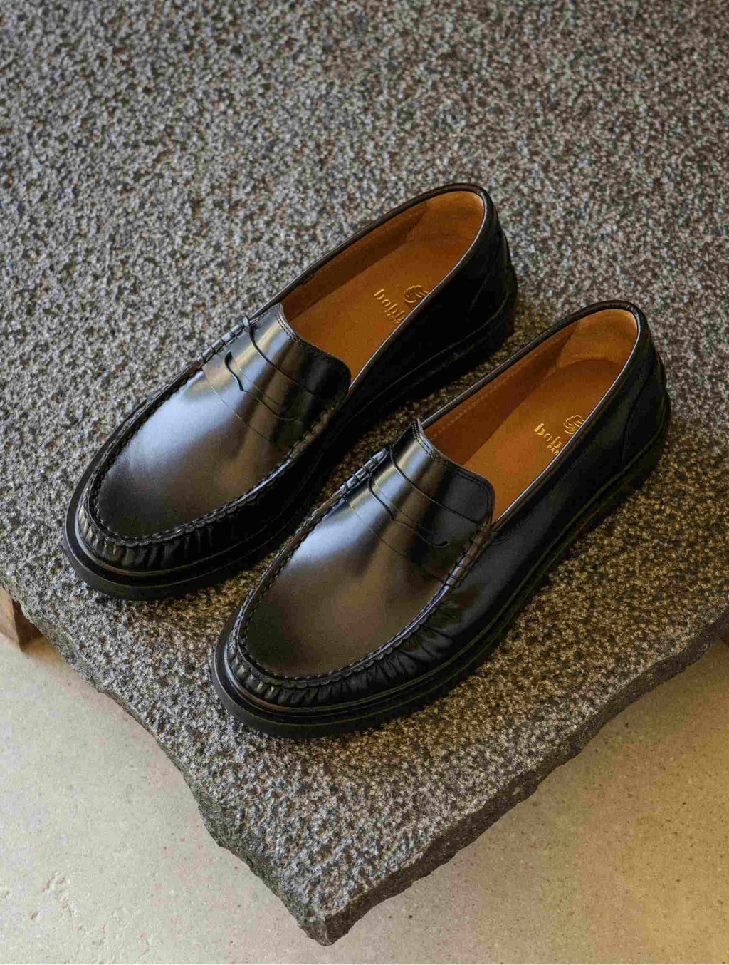 JESSIE — Mocassin en cuir glacé