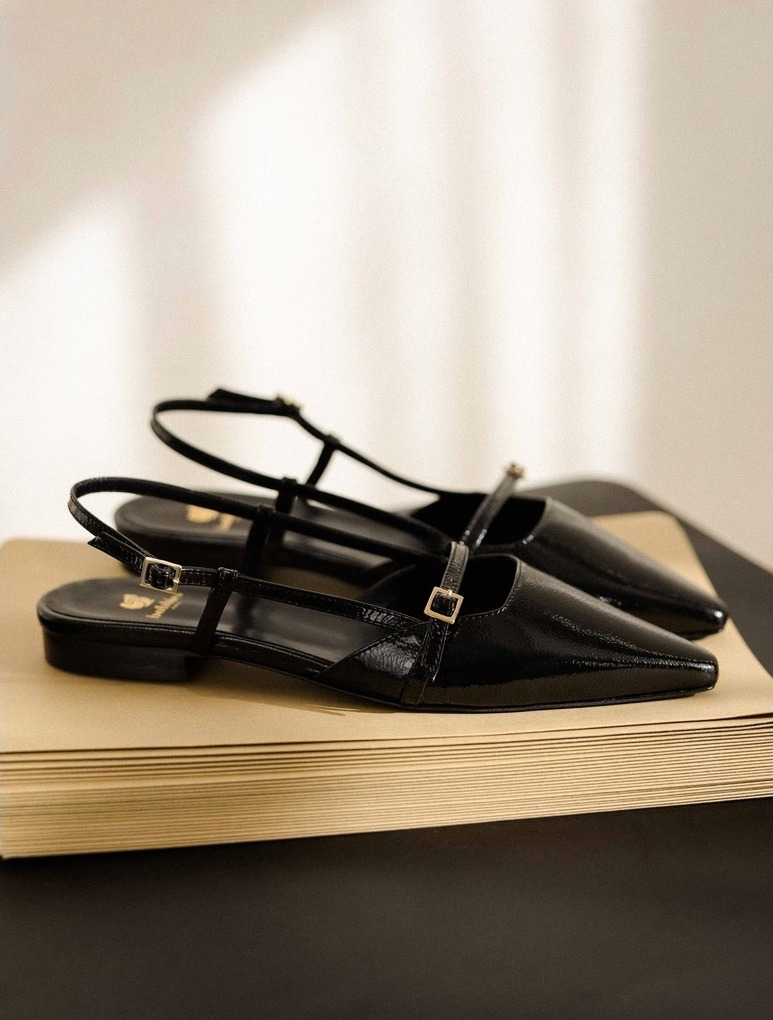 AMEL — Ballerines en cuir