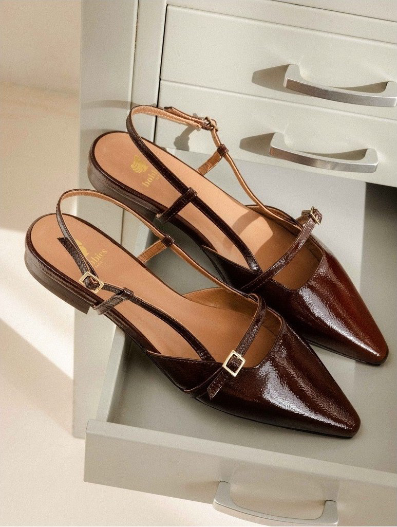 AMEL — Ballerines en cuir