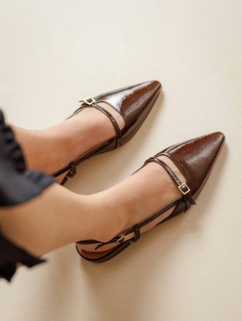 AMEL — Ballerines en cuir