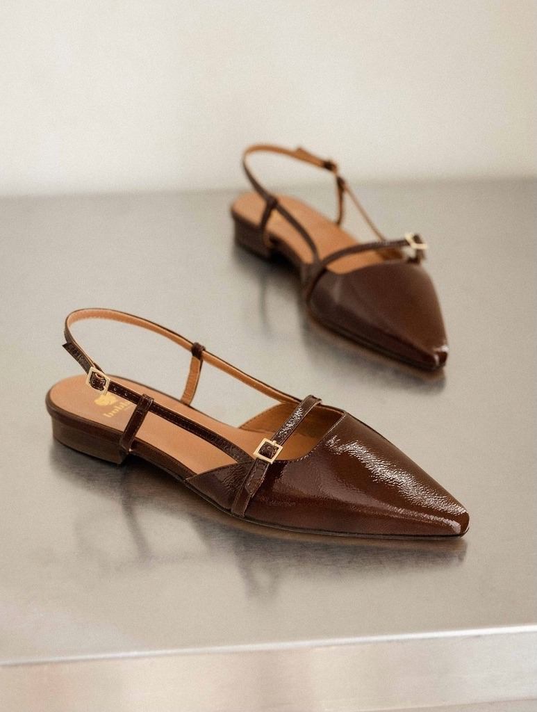 AMEL — Ballerines en cuir