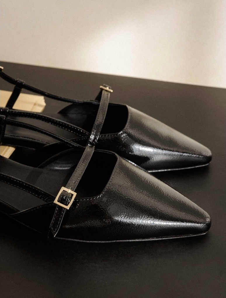 AMEL — Ballerines en cuir
