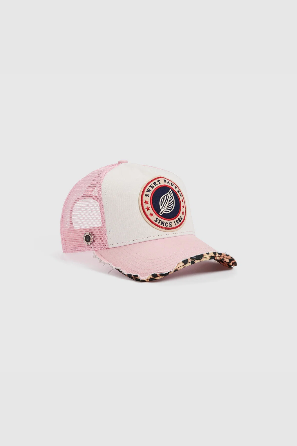 HOME RUN LEO — Casquette bi-colore en coton et filet - Primrose