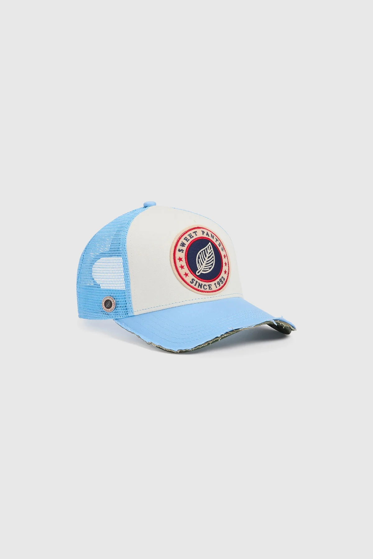 HOME RUN CAP — Casquette bi-colore en coton et filet - Varsity Blue