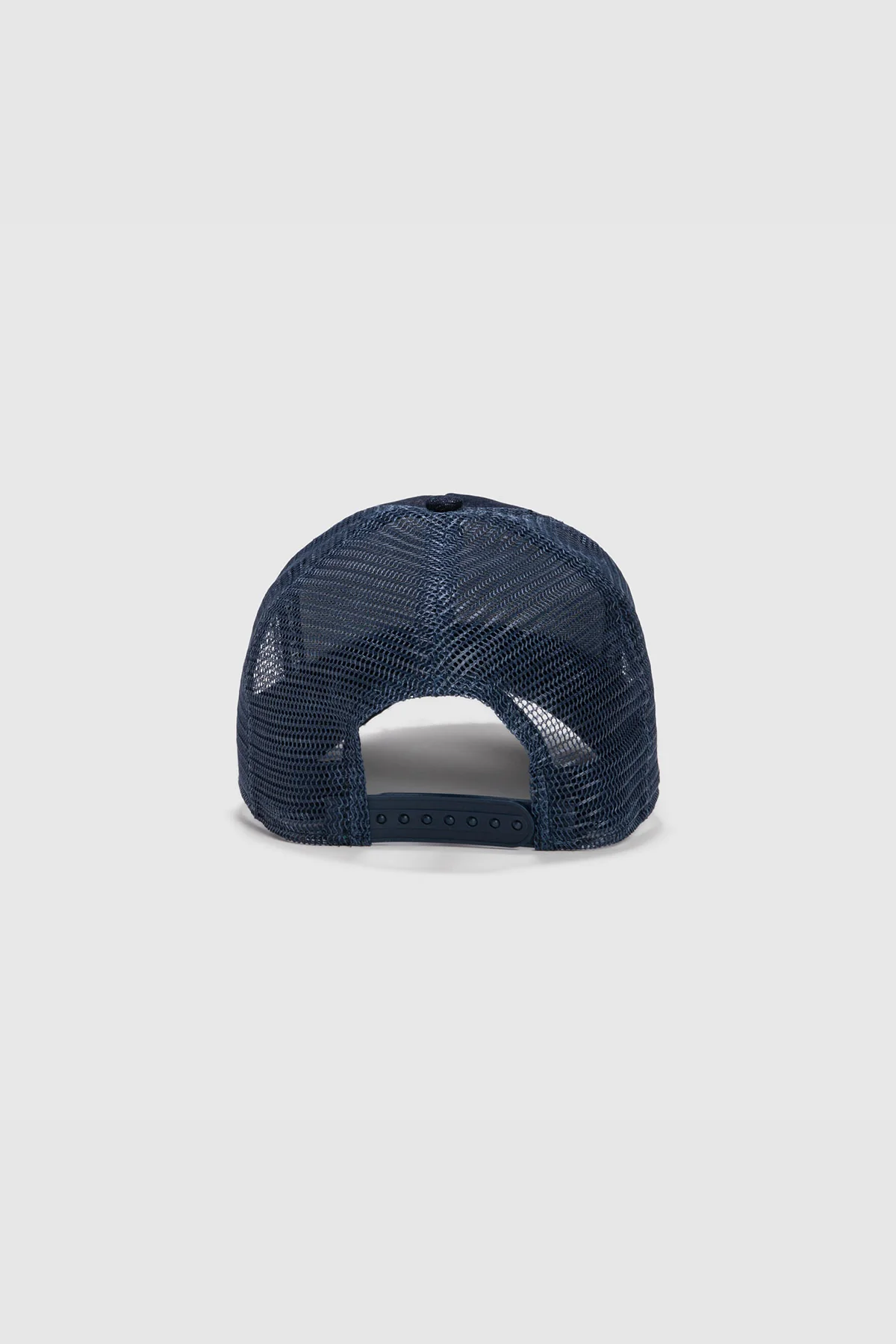 HOME RUN DENIM — Casquette bi-colore en coton et filet, visière imprimée