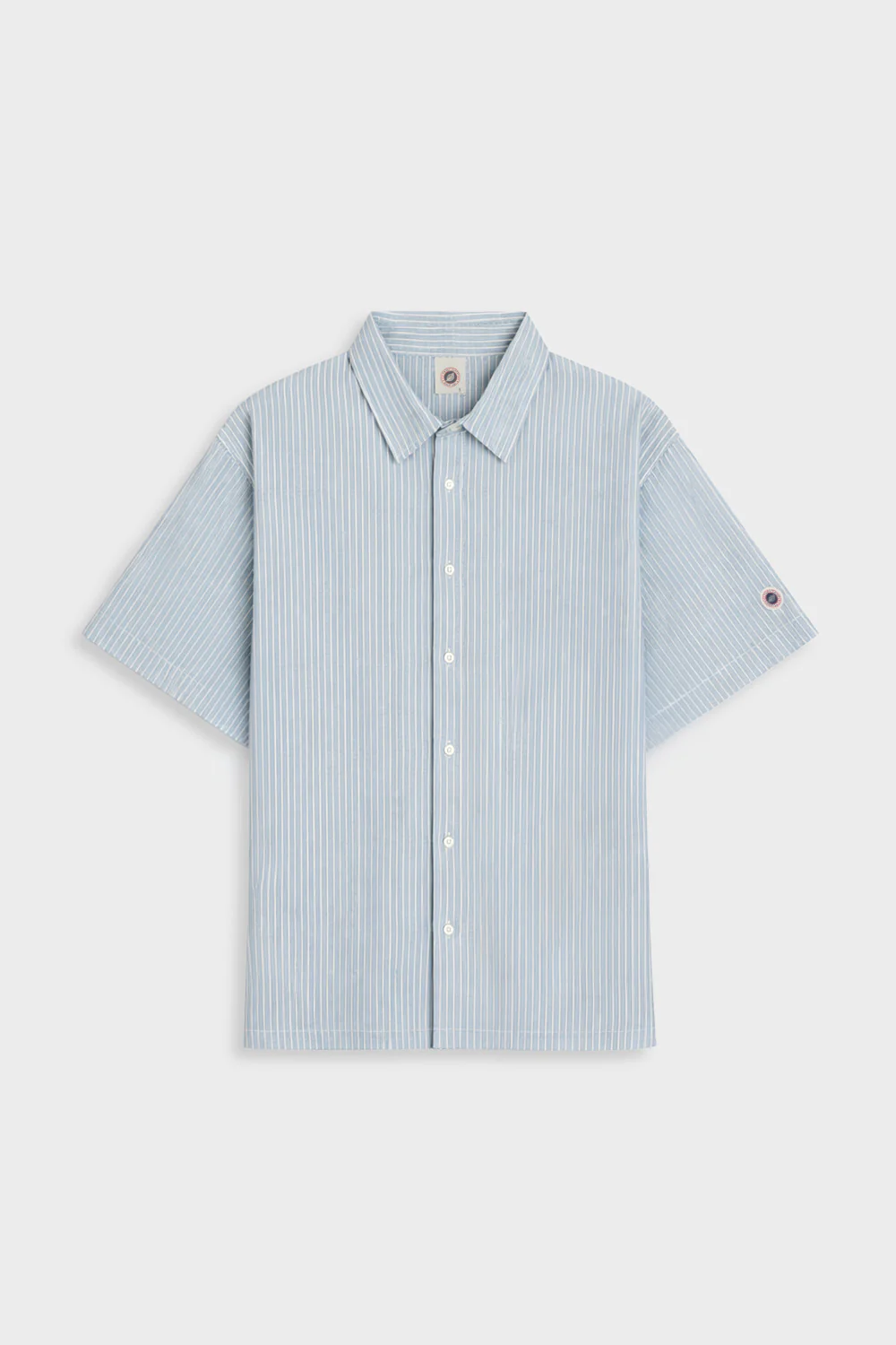 SEER SHIRT — Chemise en seersucker - Air Blue