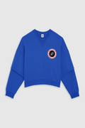 GYM CREW — Sweat col rond oversize en molleton épais - Electrik