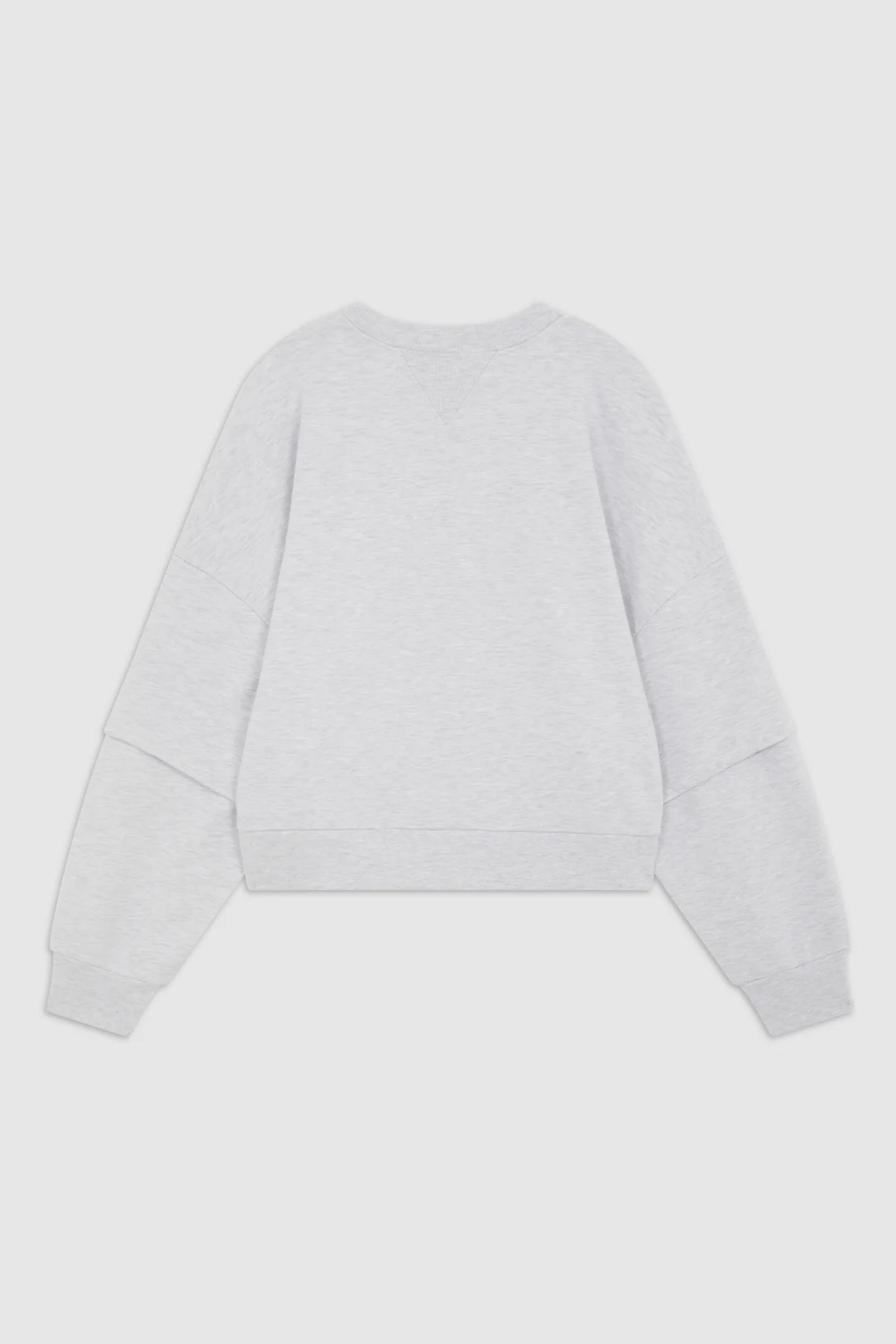 GYM CREW — Sweat col rond oversize en molleton épais - Ice Marl