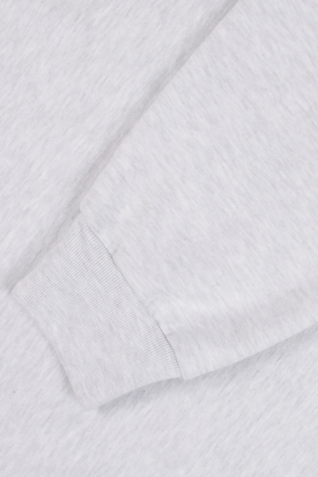 GYM CREW — Sweat col rond oversize en molleton épais - Ice Marl