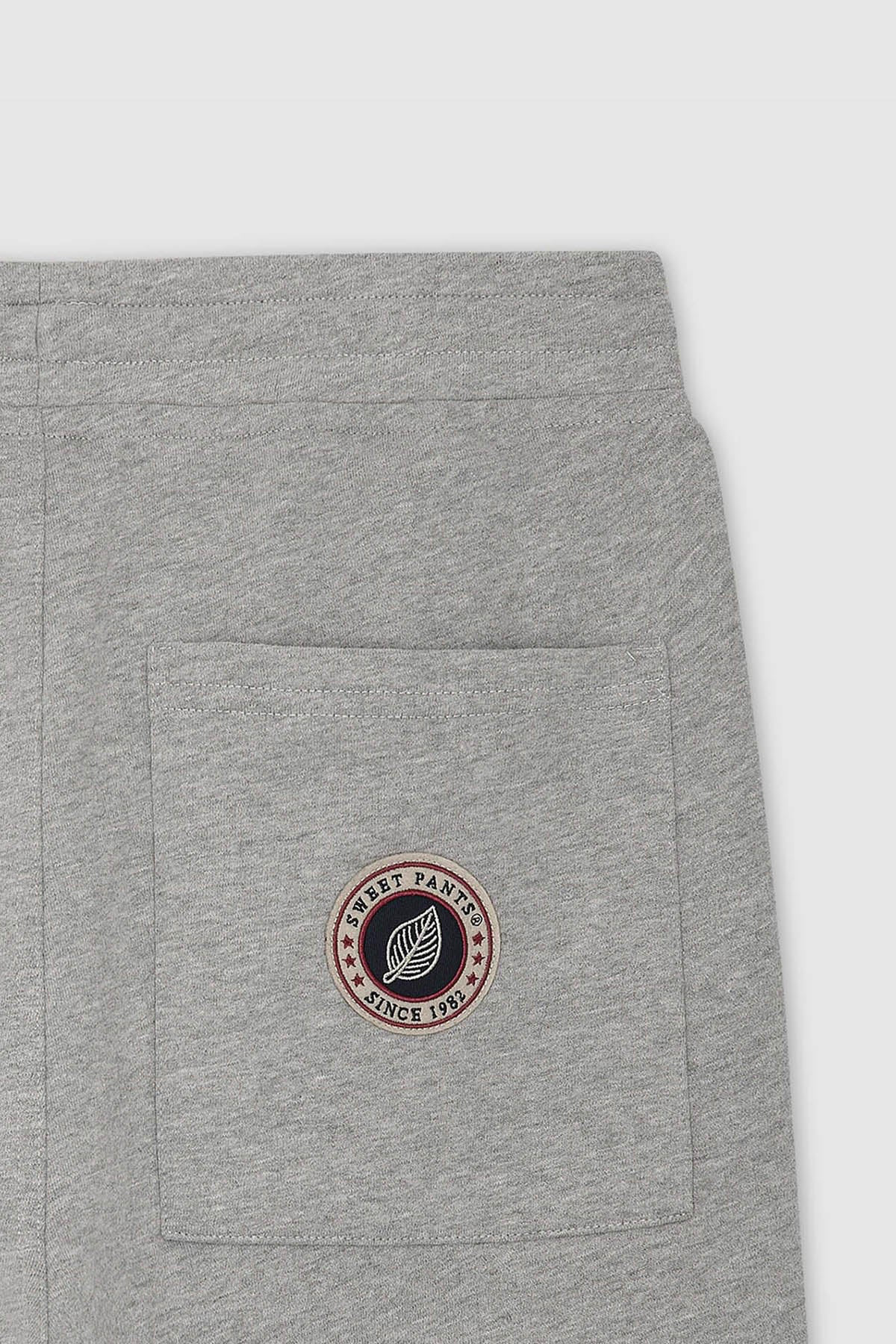 ICONIC SHORT — Short en molleton - Grey Marl