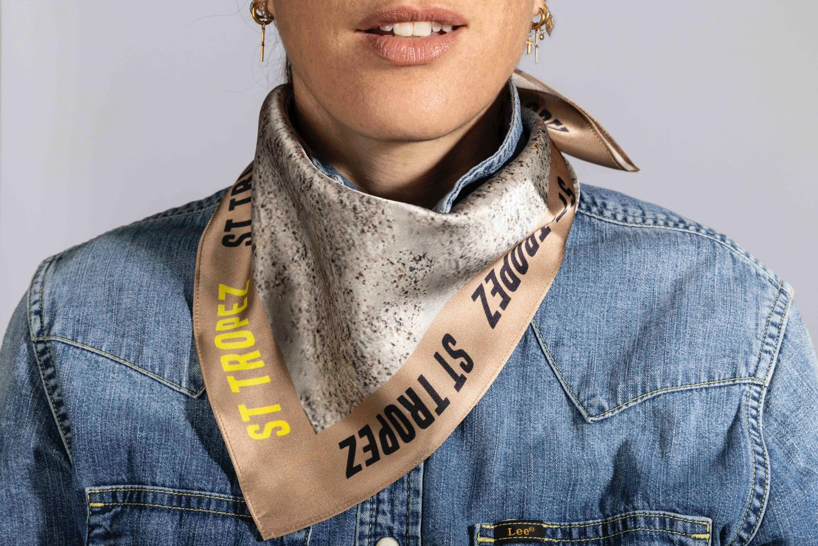 SAINT TROPEZ - FOULARD DESTINATION - SOIE