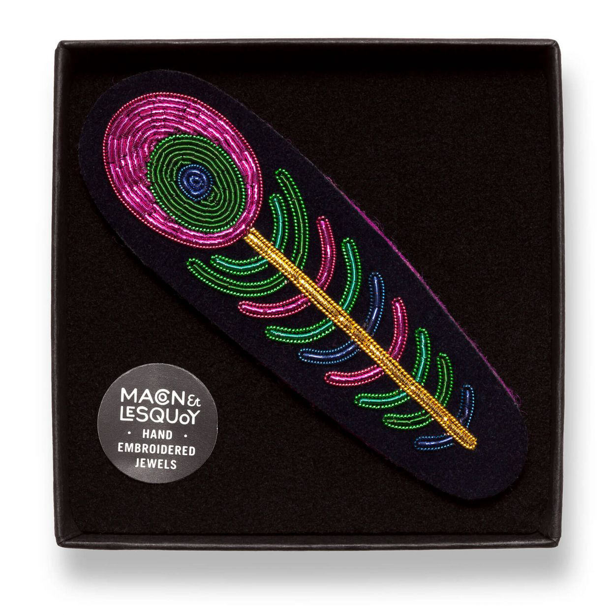 BARRETTE PLUME