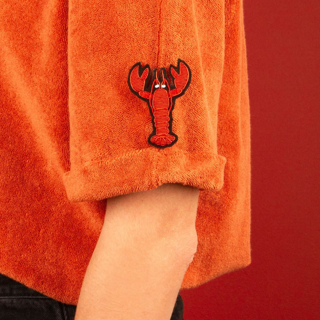 BROCHE HOMARD ORANGE