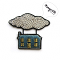 BROCHE MAISON VOLANTE - COLLAB' MAGRITTE