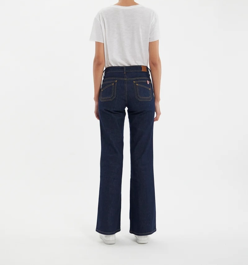 Jean Rick – Coupe Flare × Atelier Notify - Blue Navy