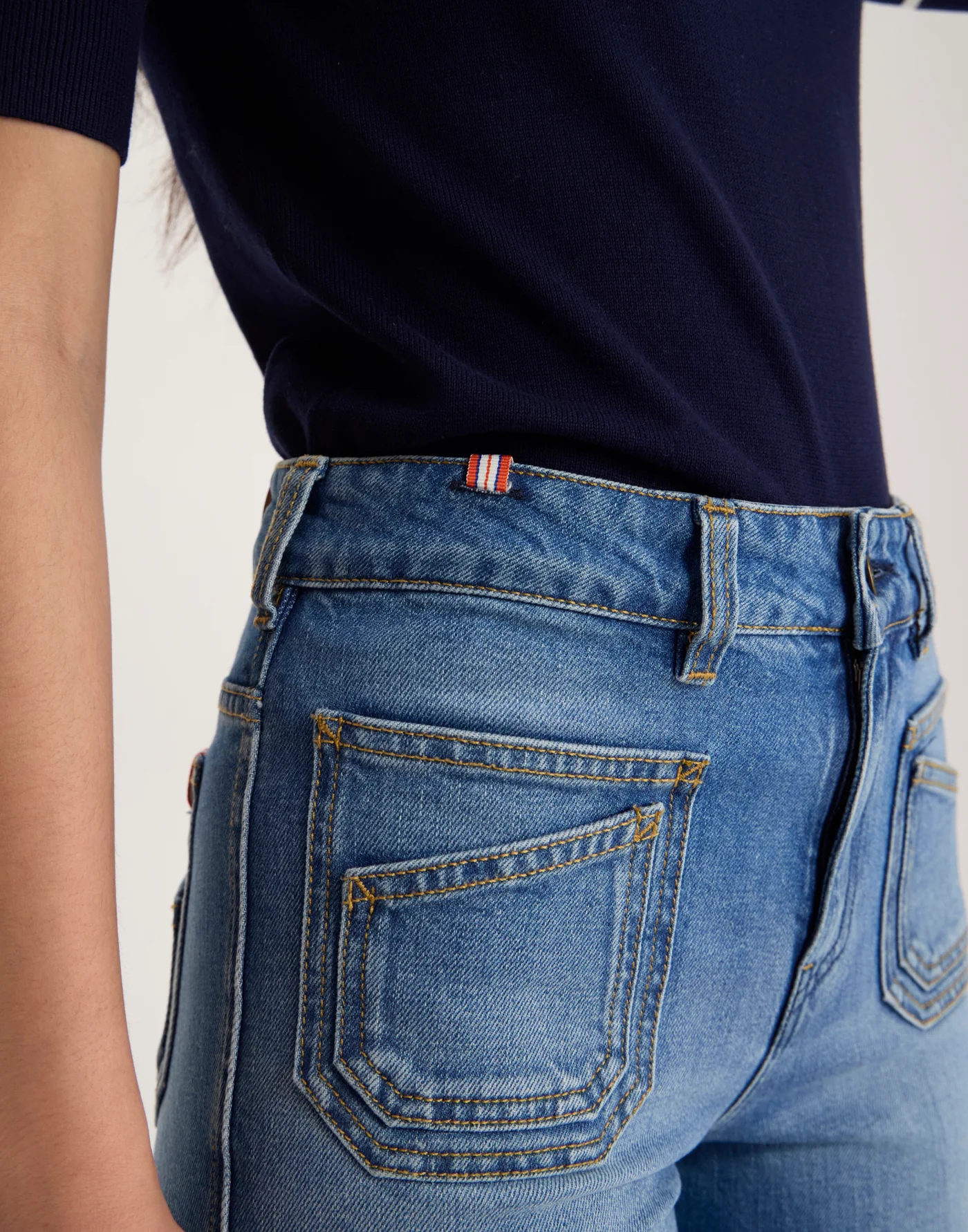 Jean Rick – Coupe Flare × Atelier Notify - Blue