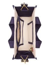 Sac Cabas Alicia – Bleu Marine (Taille S)