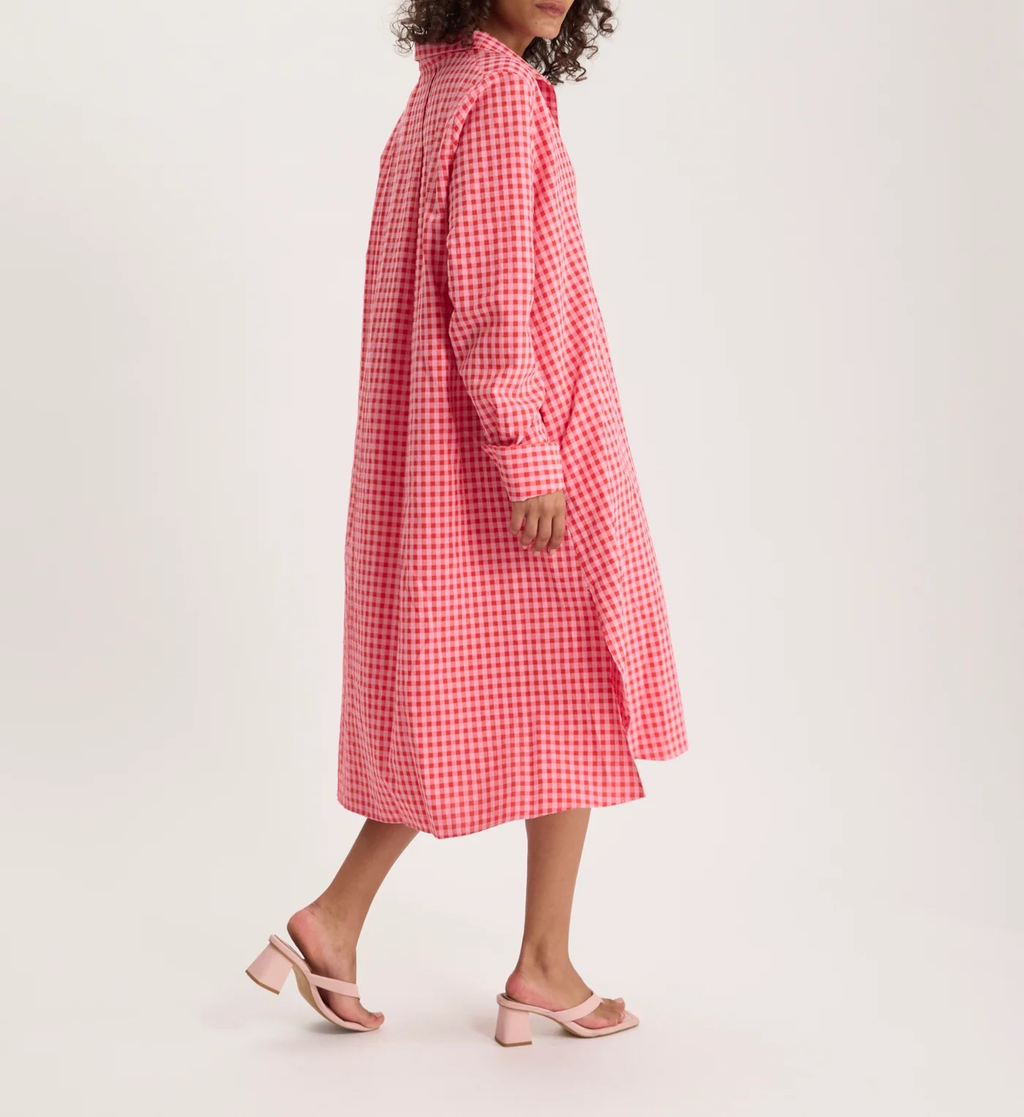 Robe Noella – Vichy Red Pink