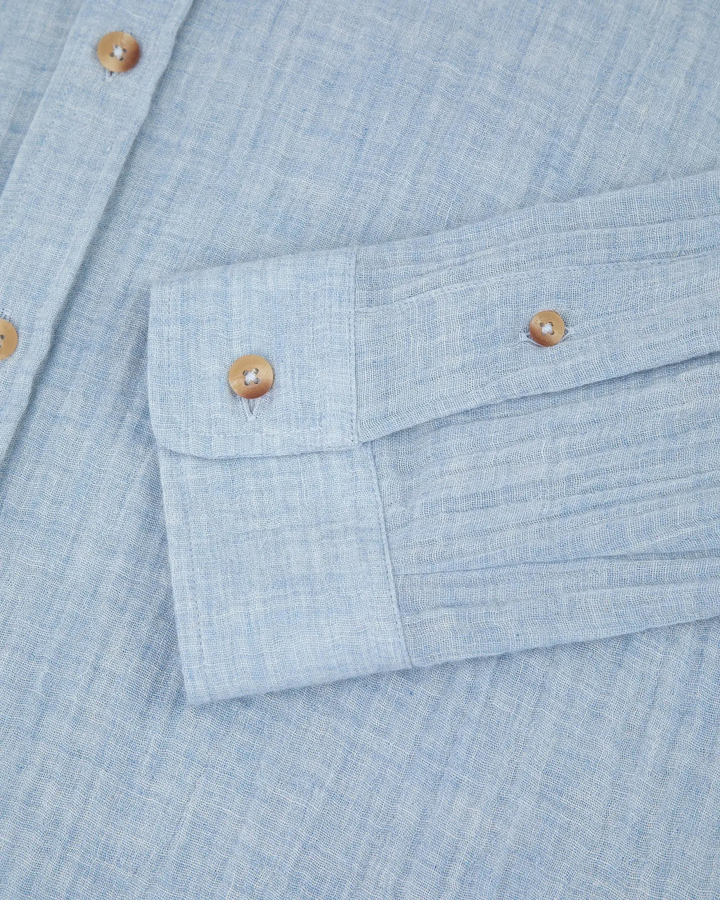 Chemise Bonne Graine — Gaze de Coton — Gause State Blue