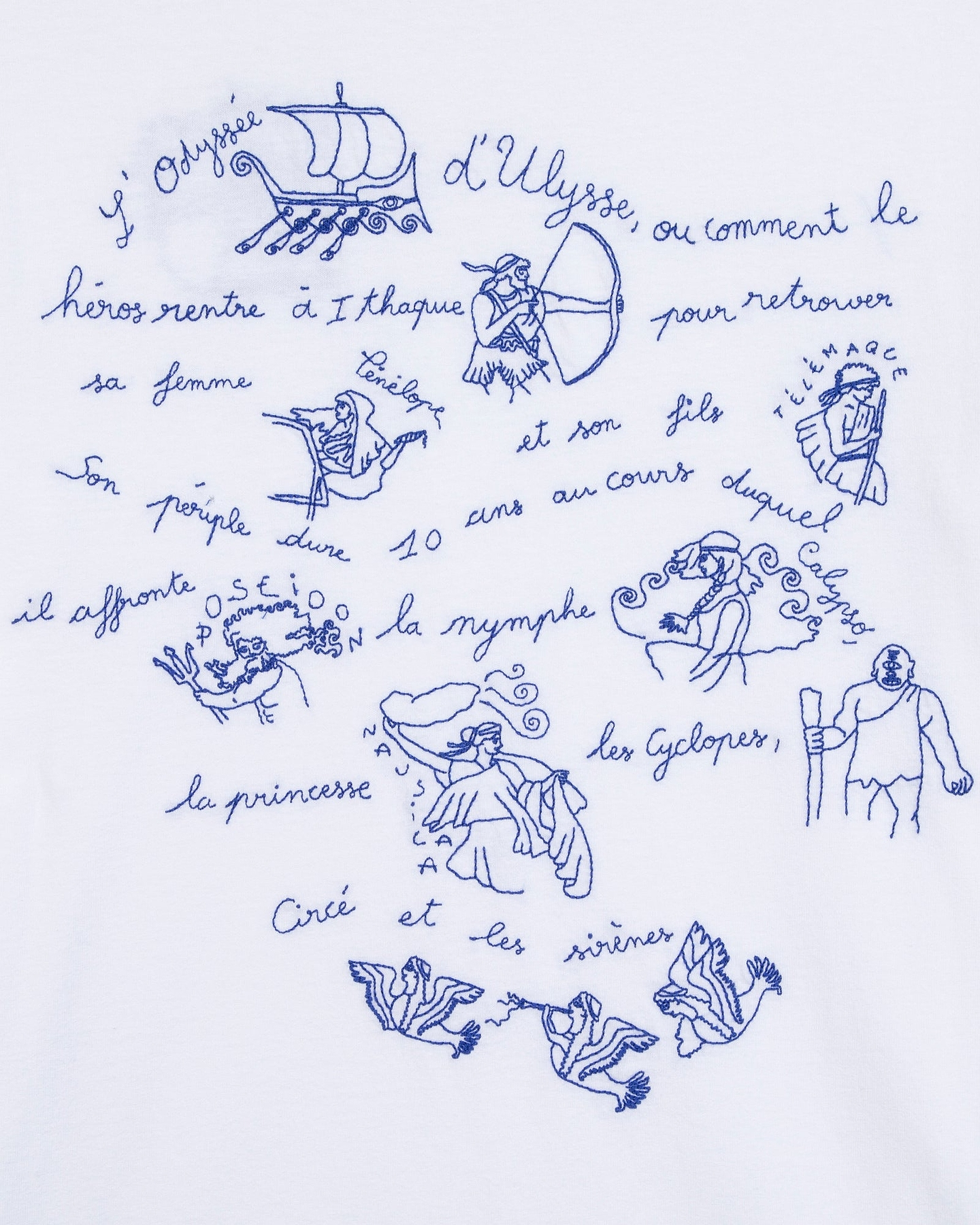 T-shirt Patureau Ulysse — Blanc