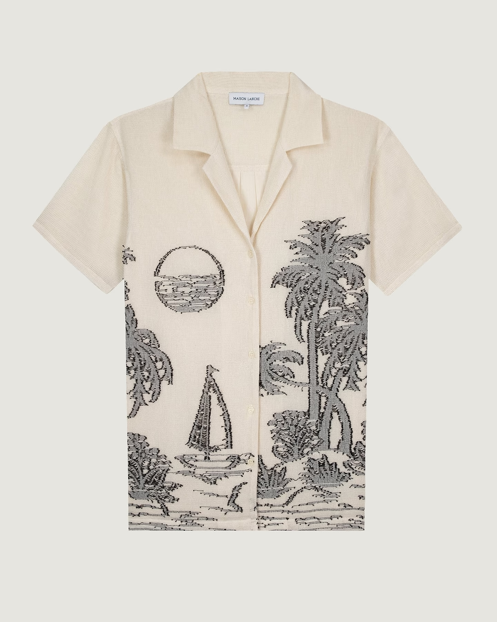 Chemisette Morney Évasion — Off White Mesh