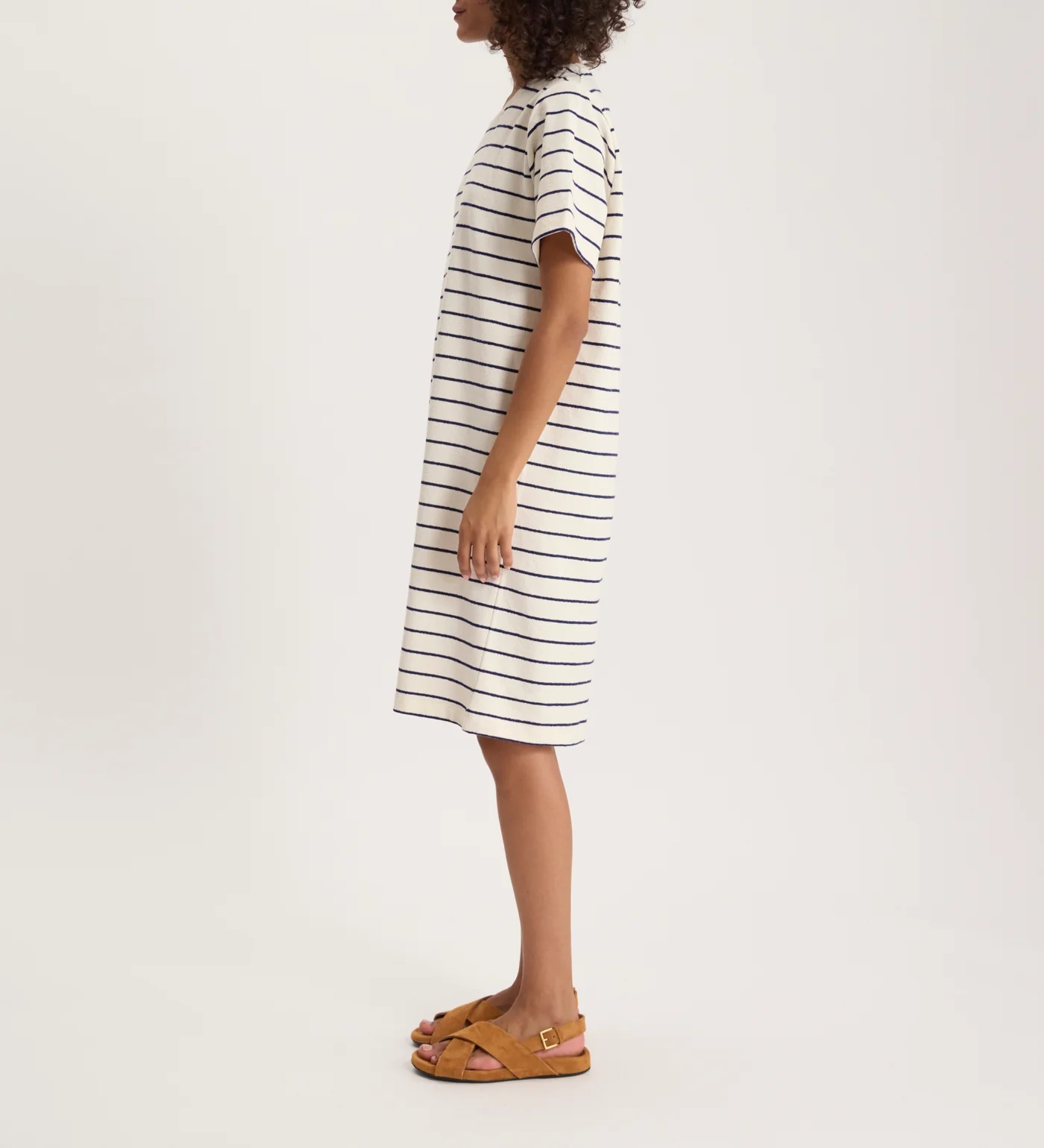 Robe Axelle – Éponge - Ecru Navy