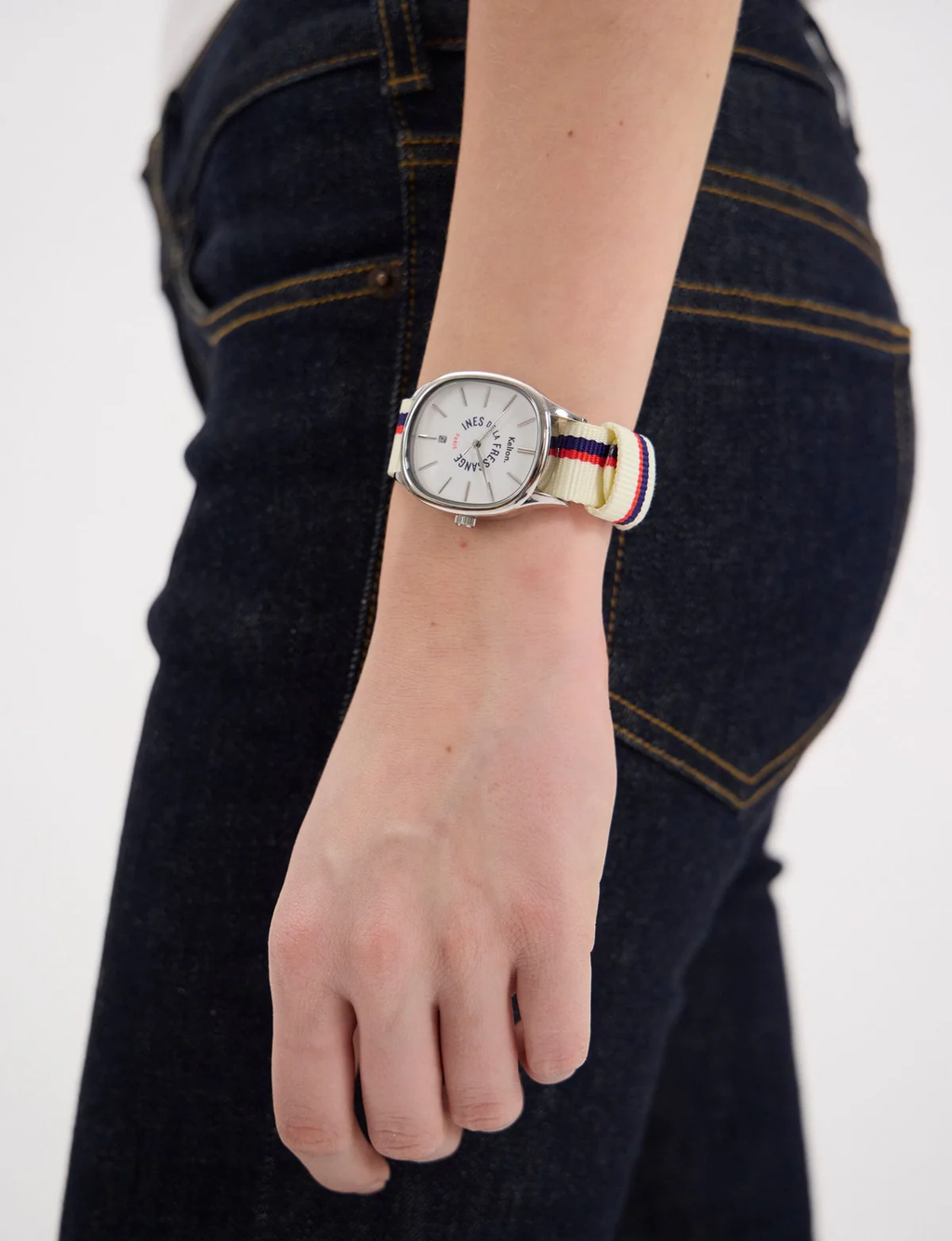 Montre Grande Colorama Sport – Ecru x Kelton