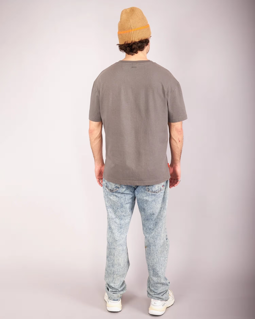 T-SHIRT GENTIANE - Gris & Pourpre